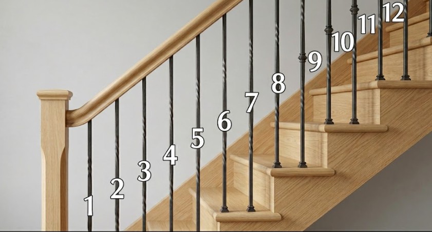 How many spindles do I need for my staircase - measuring guide