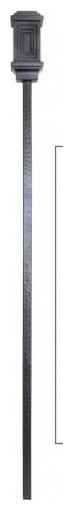 Forxa Q-143 metal stair spindle